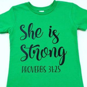 She Is Strong Tee Shirts